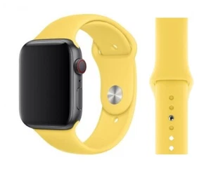Oryginalna bransoletka sportowa Apple S/M 38/40/41mm MV6A2ZM/A Canary Yellow - Zdjęcie 1 z 1