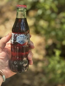 Limited Edition MLB Texas Rangers 2023 World Series Champions 8oz Coke Bottle - Picture 1 of 3