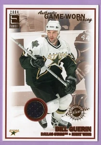 2003-04 PACIFIC EXHIBIT #205 BILL GUERIN GAME USED JERSEY #ED /625 DALLAS STARS - Picture 1 of 3