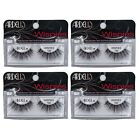 4 Pack Ardell 700 Wispies 1 Pair Feathered False Lashes w/ Invisiband Reusable 