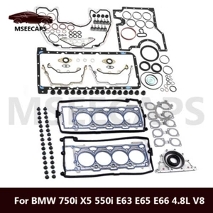 Engine Rebuild Overhaul Gaskets Kit For BMW 545i 645Ci X5 E53 E60 E63 E65 N62B44 - Picture 1 of 8