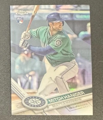 Mitch Haniger 2017 Topps Chrome ROOKIE Refractor #29 - Seattle Mariners - Image 1 of 2