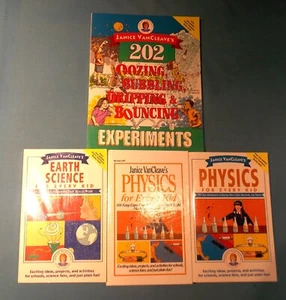 JANICE VANCLEAVE'S SCIENCE 4-BOOK BUNDLE - Foto 1 di 3