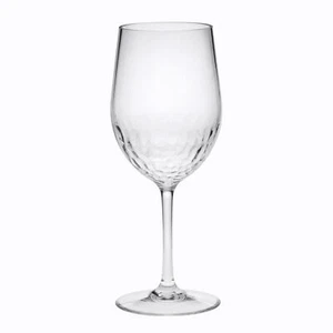 Set of Four Clear Tritan Plastic Stemmed All Purpose Wine Glass - Picture 1 of 10