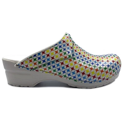 Sanita Colourfall Fun Clogs in Multicolour (101543314) - Image 1 of 4