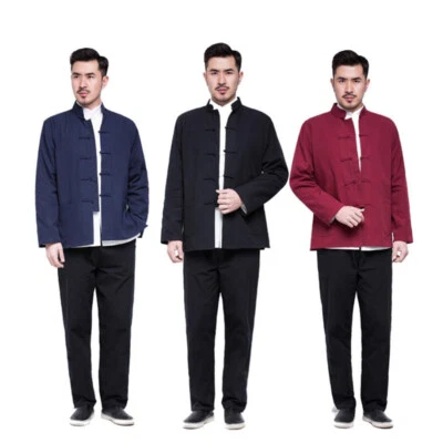 2pcs Kung Fu Wing Chun Uniform Martial Arts Suit Taichi Clothes Outfit Tang Suit - Image 1 of 4