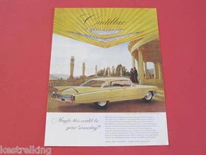 Cadillac General Motors & Chey Boy-Ar-Dee Pizza reverse Original Advertisments - Picture 1 of 2