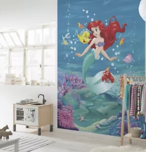 Girl Photo Wallpaper Ariel Disney Mermaid wall mural poster style wallcovering - Picture 1 of 4