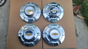 1973 74 75 76 77 Chevrolet truck pickup 3/4 ton 8 lug stainless hubcaps C20 - Picture 1 of 6