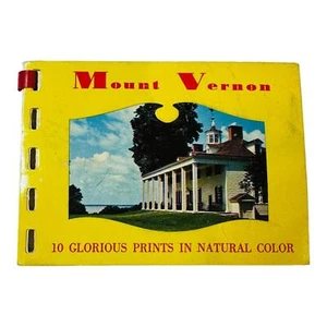 Mount Vernon Virginia Mini Postcard Book Booklet - Picture 1 of 2