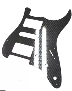 Parapickguard in fibra di carbonio per Fender® Stratocaster® Strat® USA MIM HSH 11 fori - Foto 1 di 11