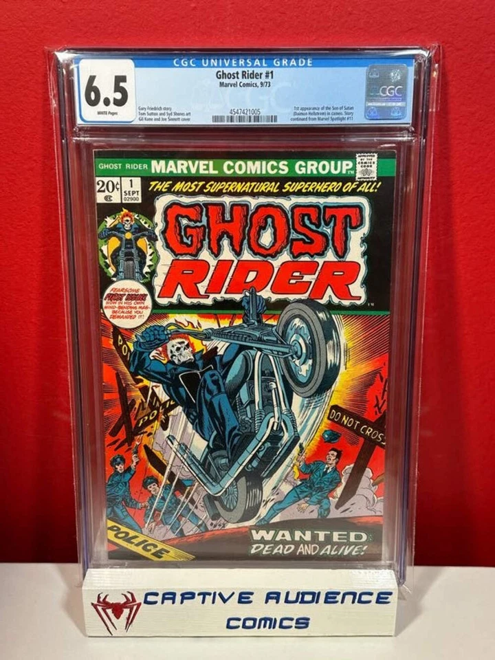 Ghost Rider, Vol. 1 #1 - 1st Son of Satan - CGC 6.5 - Image 1 of 1