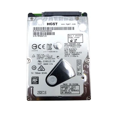 HGST  HITACHI Z5K320 320GB SATA 5,4RPM  Drive Notebook  PC  - Bild 1 von 3