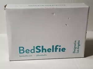 Bedside Shelf for Bed & Top Bunk, College Dorm Room WHITE Open Box - Picture 1 of 9