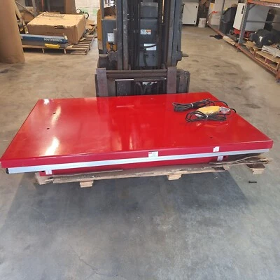 Mesa elevadora de tijera eléctrica 35KT40 DAYTON 460V AC, 4000 lb. Tapa, 48"W, 72"L Foto 1 de 4