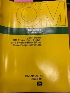 John Deere Operators Manual RM Four, Six, Eight, Twelve RowCrop Cult. #OMN159373 - Picture 1 of 1