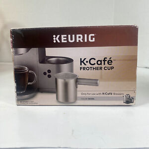 Keurig K-Cafe Frother Cup Nickel Finish for K-Cafe Brewers
