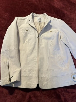 Chaqueta de Motociclista Chicos Rubia/Crema Gamuza Cuero Talla 3 XL Foto 1 de 4