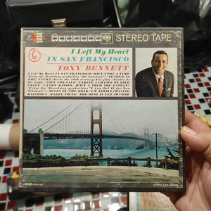 I Left My Heart In San Francisco Tony Bennett Reel to Reel Tape 7 ½ IPS 4-Track - Picture 1 of 4