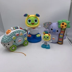 Fisher Price Linkimals Lot of 4 Hedgehog Robot Panda TESTED Interactive Toy Gift - Picture 1 of 5