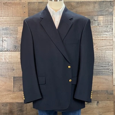 Blazer Palm Beach Abrigo Deportivo Mezcla de Lana Para Hombres 50PR Cortly Azul Marino Chaqueta Informal Foto 1 de 4