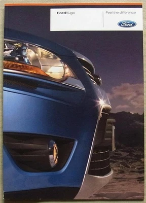 FORD Kuga Zetec & Titanium Car Sales Brochure Aug 2009 Ref FA1533/3 - Image 1 of 4