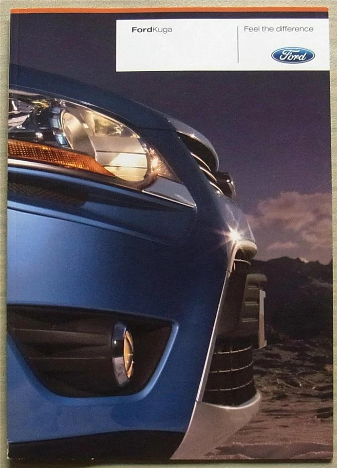 FORD Kuga Zetec & Titanium Car Sales Brochure Aug 2009 Ref FA1533/3 - Image 1 of 4