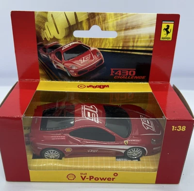 Shell Ferrari F430 Challenge Model Car 1:38 With Dynamic Engine Sounds - Image 1 of 4