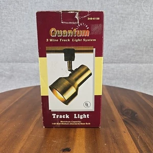 Quantus Lighting 3 Wire Track Light System Pinhole Style Bronze Finish - Picture 1 of 6