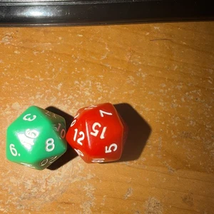 25 mm 20-seitige Matrize grün rot 2er Set - Bild 1 von 4