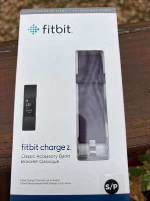 Fitbit Charge2 Clásico Accesorio Banda Pulsera Auténtico Fitbit Púrpura Pequeño Nuevo en Caja Foto 1 de 3