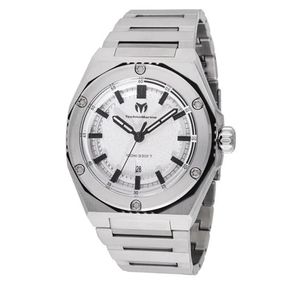 🔥🔥 ¡NUEVO! Reloj Hombre TechnoMarine Coral Legacy 45mm Plateado TM-416060 Foto 1 de 4