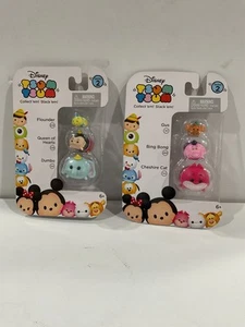 Nuovo ✨Disney Tsum Tsum Set di 2 Gatti Dumbo e Cheshire Round2 - Foto 1 di 4