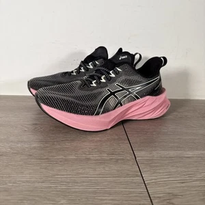 ASICS Women's NovaBlast 3 Black Pink Rave Women’s Size 7.5 Sneakers - Picture 1 of 7