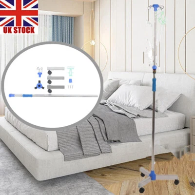 IV Pole Stand Infusion Stand IV Bag Stand IV Stand for Home Care Nursing Homes