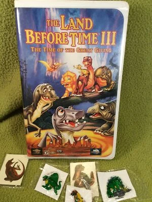 The Land Before Time III The Tree of Giving VHS 1995 Clamshell + Prizes #5 - Image 1 of 4