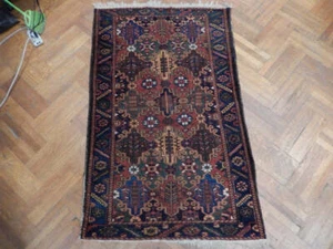 4x7' Multi-Color Semi Antique Baktiar Perssiaan Rug 23446B - Picture 1 of 7