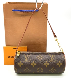 Authentic Louis Vuitton Monogram Papillon Pouch With bag i040245-1 - Picture 1 of 18