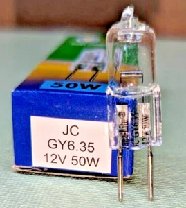 5-pack JC 50W 12V GY6.35 T3 JC50/T4/12V Low Voltage Dimmable Clear Bulb - Picture 1 of 3