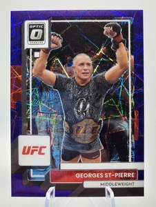 2023 Donruss Optic GEORGES ST-PIERRE #50  Purple Velocity  03/59  MINT! - Picture 1 of 2