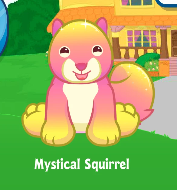 Webkinz Mystical Squirrel Virtual Adoption Code Only Webkinz Sunset Squirrel Pet - Image 1 of 1