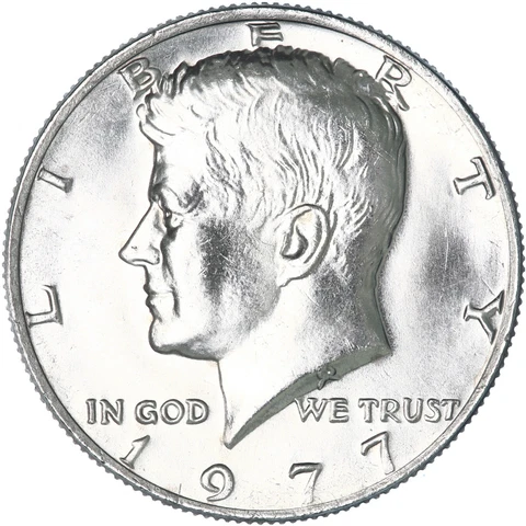 1977 (P) Kennedy Half Dollar CN-Clad Choice BU US Coin See Pics X534 Cover