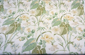 Waverly Your Grace Buttercream Floral Drapery Upholstery Fabric By the Yard - Picture 1 of 5