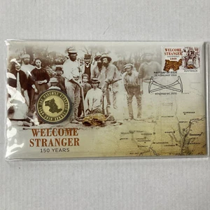 2019 The Welcome Stranger Nugget PNC with $1 Coin - Bild 1 von 2