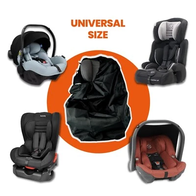 NETAGON Baby Car Seat Carrier Holiday Travel Bag for Transporting or Storage Cover Black