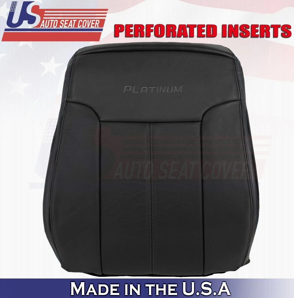 2003 to 06 Chevy Silverado 1500hd Driver Bottom Leather SEAT Cover Dark Gray 692