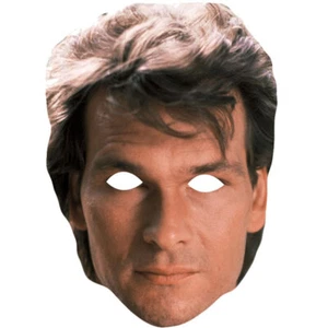 New Patrick Swayze Modern Celebrity Card Face Mask Fancy Dress Party Wholesale - Picture 1 of 5