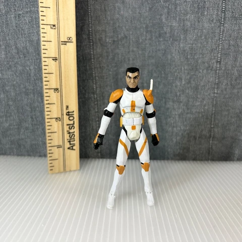 Star Wars Clone Wars Commander Cody 3.75" Action Figure Hasbro 2008 Cover