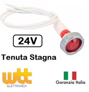 Segnalatore lampada tenuta stagna spia luminosa 24V ARANCIO ARANCIONE - Foto 1 di 3