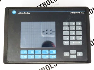 Allen-Bradley 2711-B6C2 PanelView 600 HMI Keypad/Touch DH485 5.7" Color Display - Picture 1 of 4